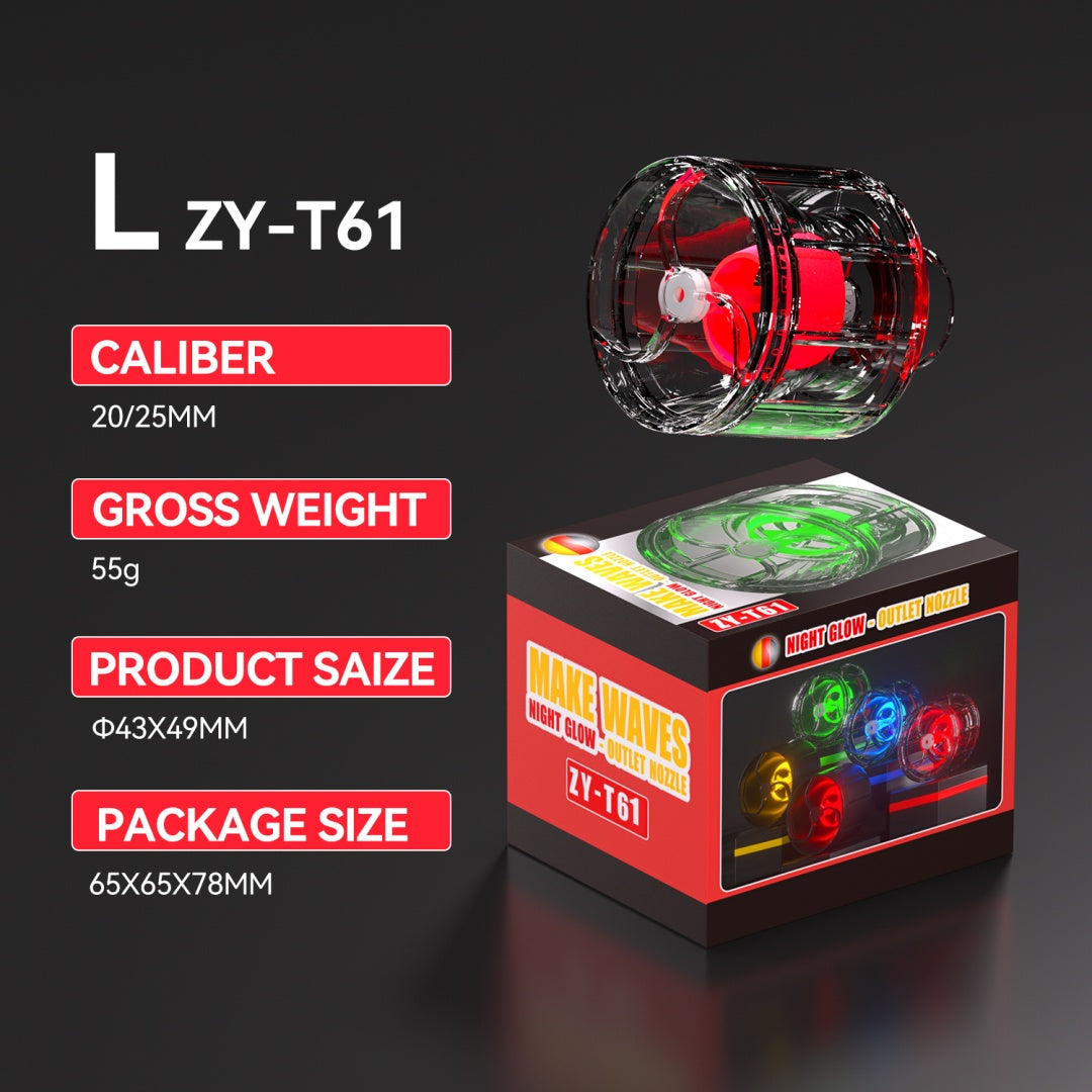 Fish Tank Night Glow-Outlet Nature Makes Waves